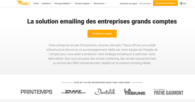 MailJet est un outil qui permet de créer et d’envoyer facilement vos emails marketing.